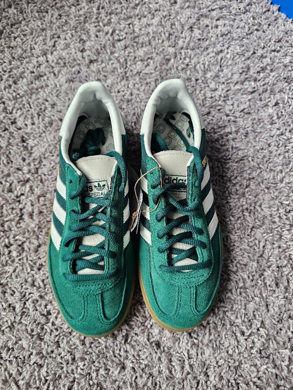 Adidas Handball Spezial shoes women's 5 in dark green